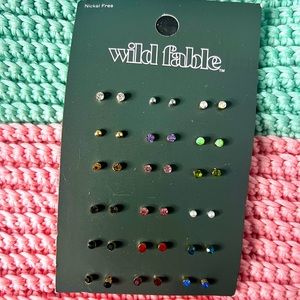 Wild Fable earrings. Set of 18.